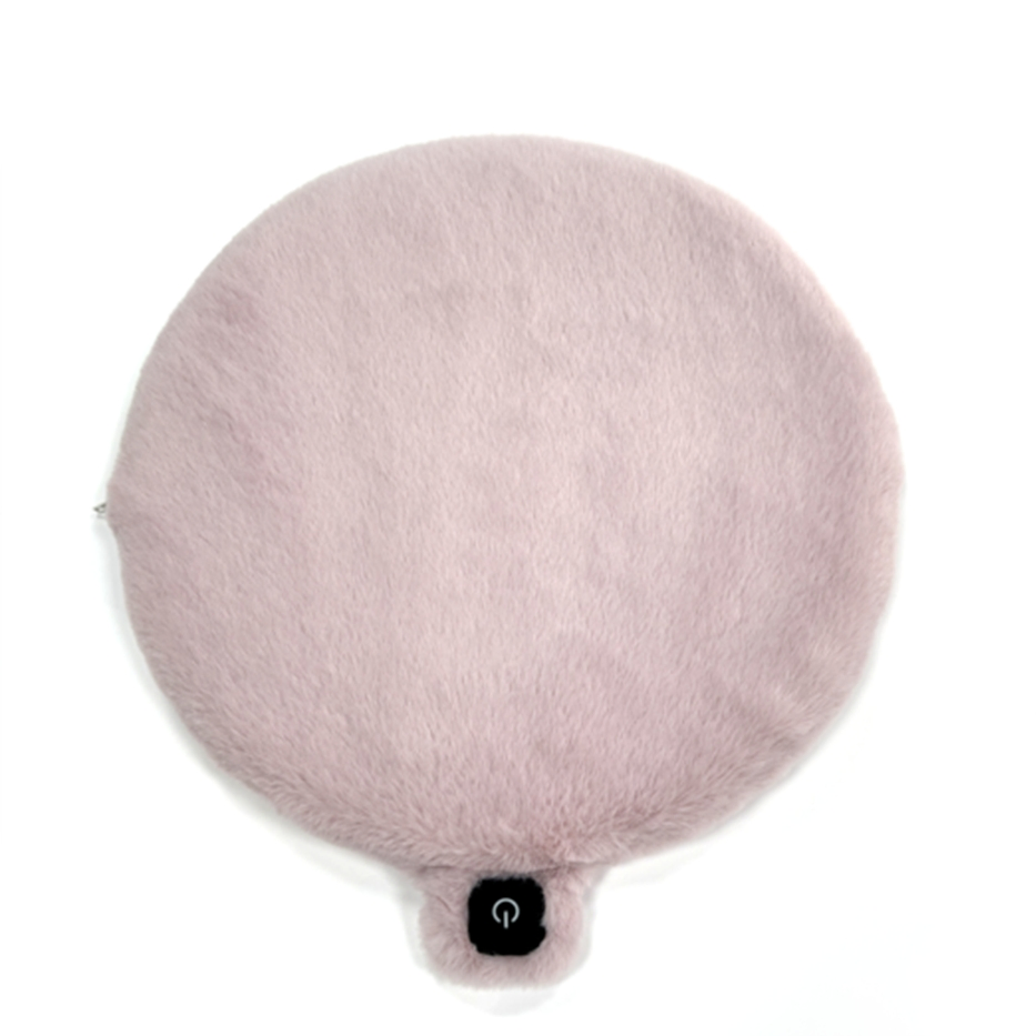 Faux Fur Heated Seat Pad Removable Cover Without Powerbank