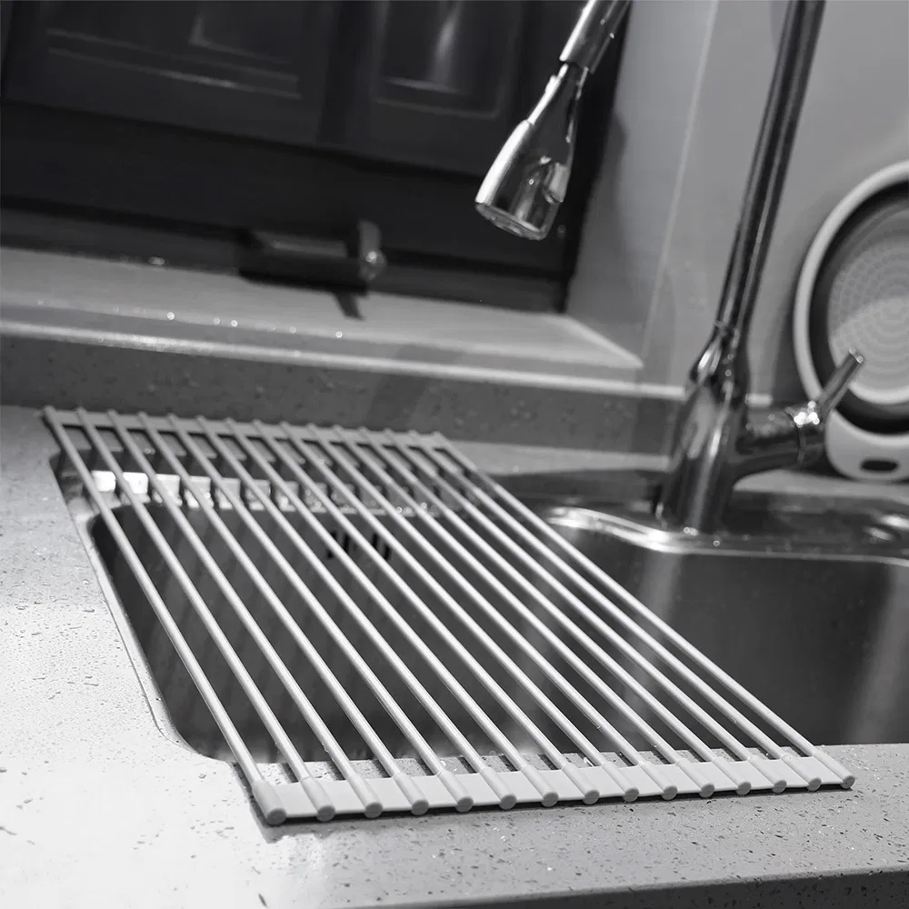 Kitchen Accessorie Stainless Steel Drain Drainage Rack
