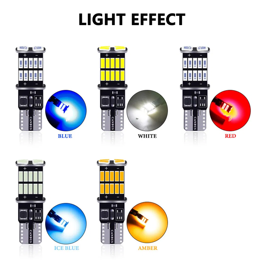 Светодиодная лампа T10 W5W 12V для авто, 26SMD 4014