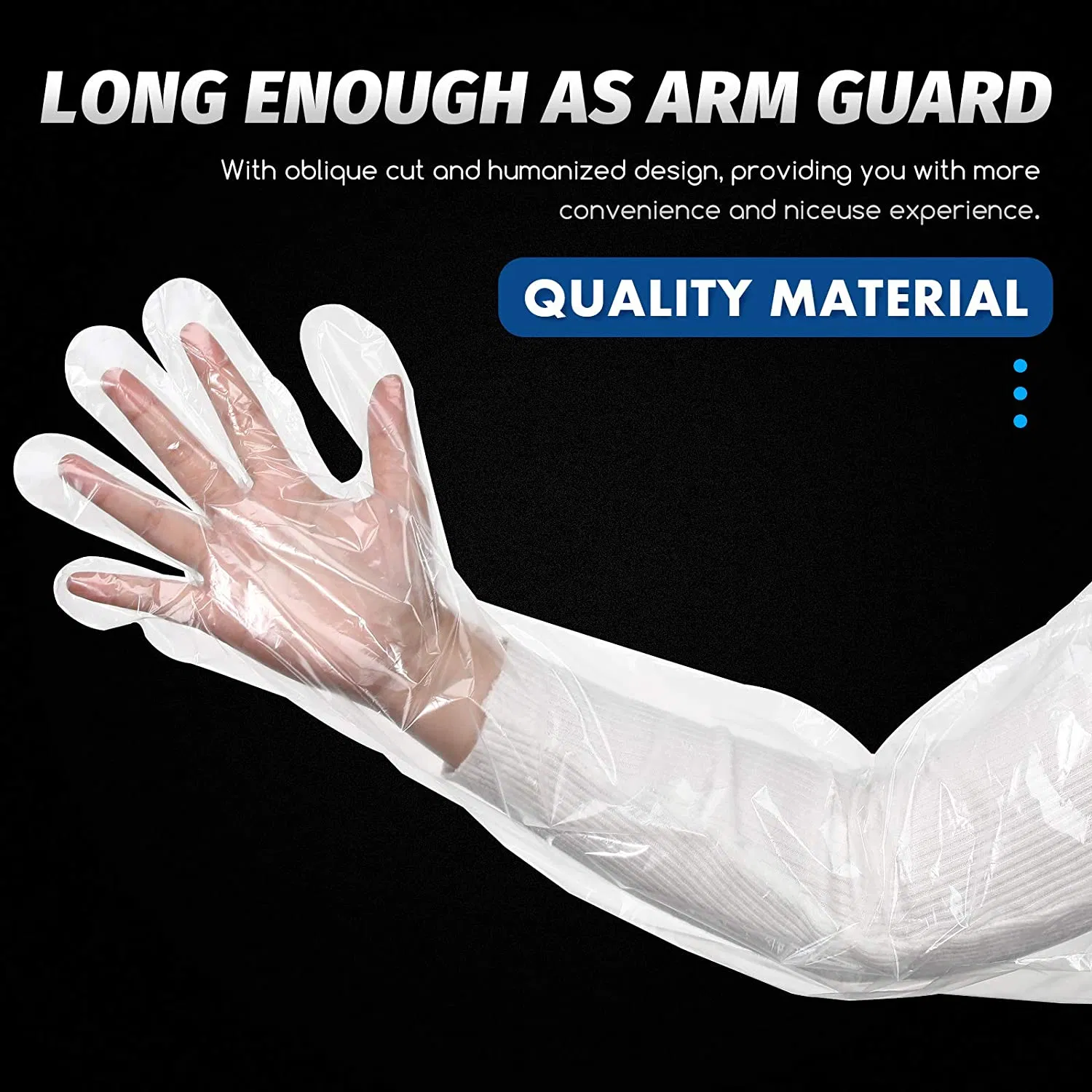 Disposable Long PE/EVA Shoulder Length Veterinary Sleeve Gloves Disposable Cheap Gloves Veterinary