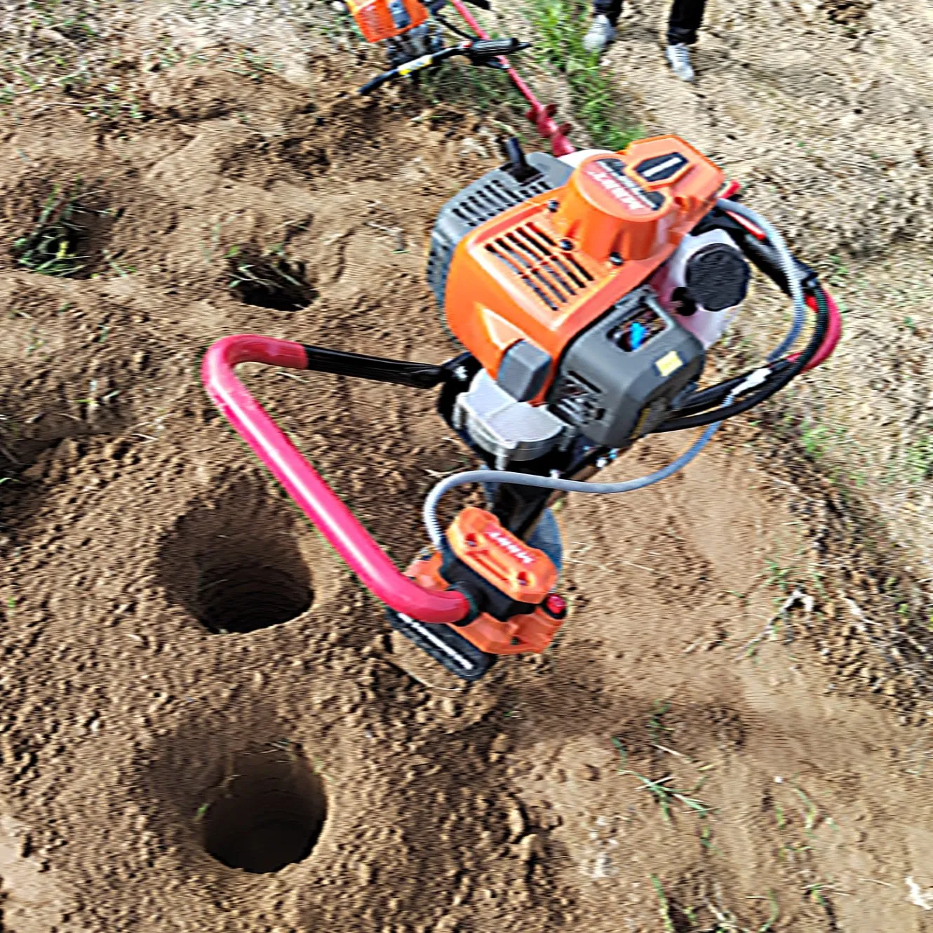 Electric Start Gasoline Earth Auger 2 Stroke Gas Powered Post Hole Digger OEM Manufacturer and Supplier in China