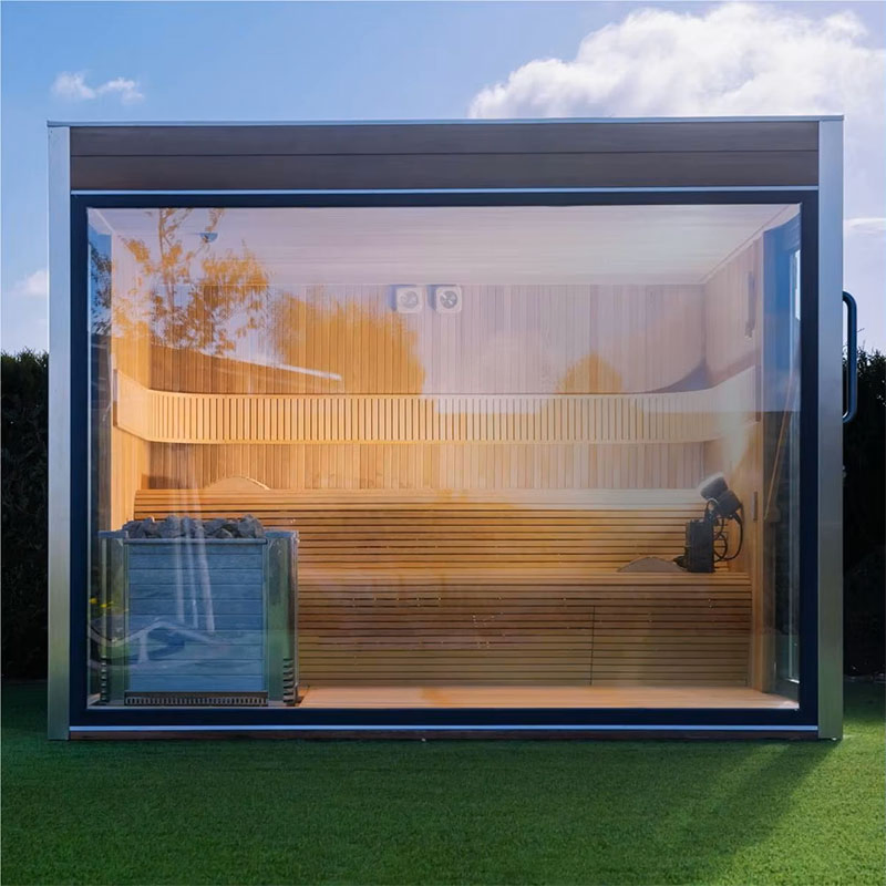 Сухая сауна из красного кедра BD-YT01 для дома и улицы