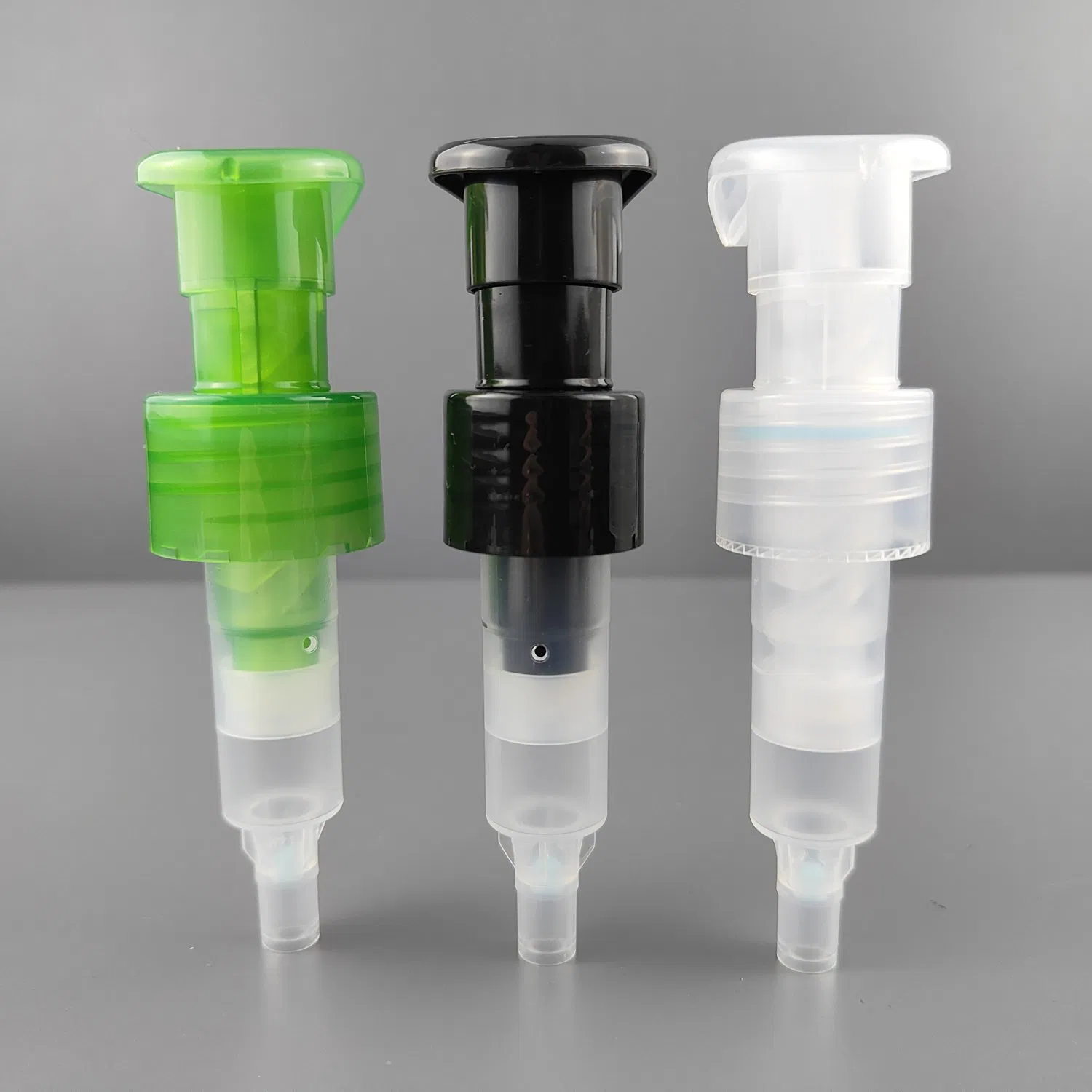 New Design All Plastic Transparent Left Right Lotion Pump for Shampoo