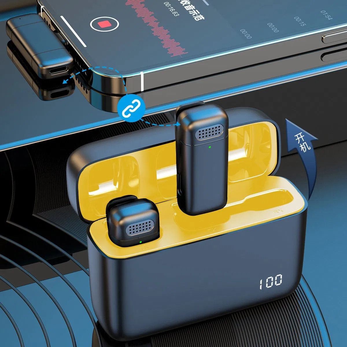 Premium Wireless Lavalier Microphones for Clear Audio Recording