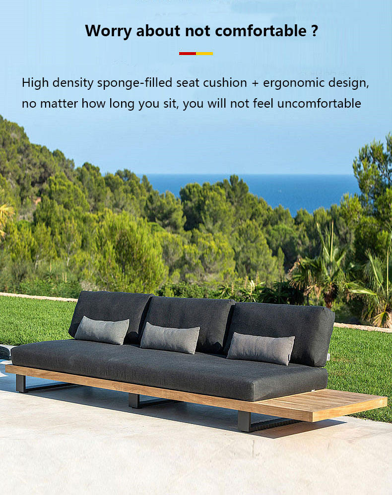 Диван секционный тиковое дерево водонепроницаемый подушки