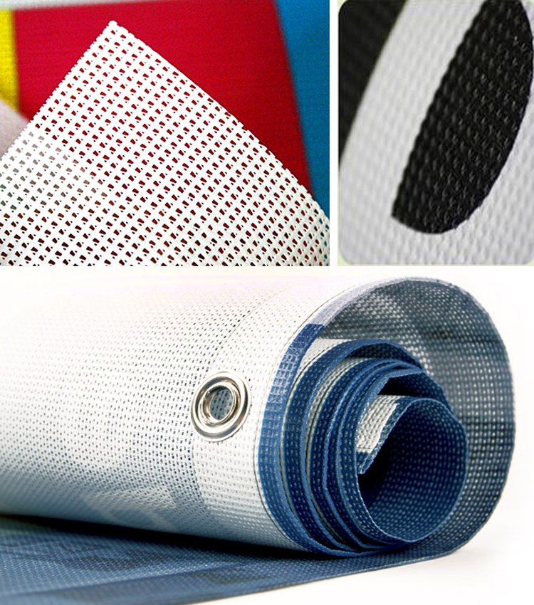 Wholesale Lightweight Ventilated PVC Banner Professional Fence Perforated Vinyl for Display