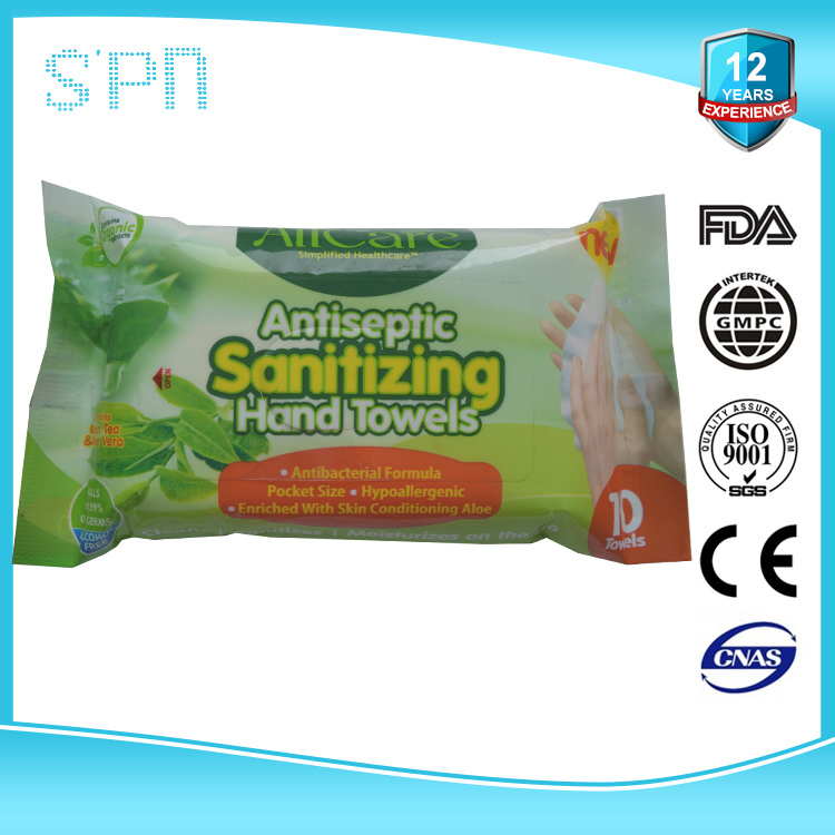 Special Nonwovens Cost Effective Non-Toxic Materials Highly Absorbent Disinfect Soft Wet Tissue with Individually Packaged