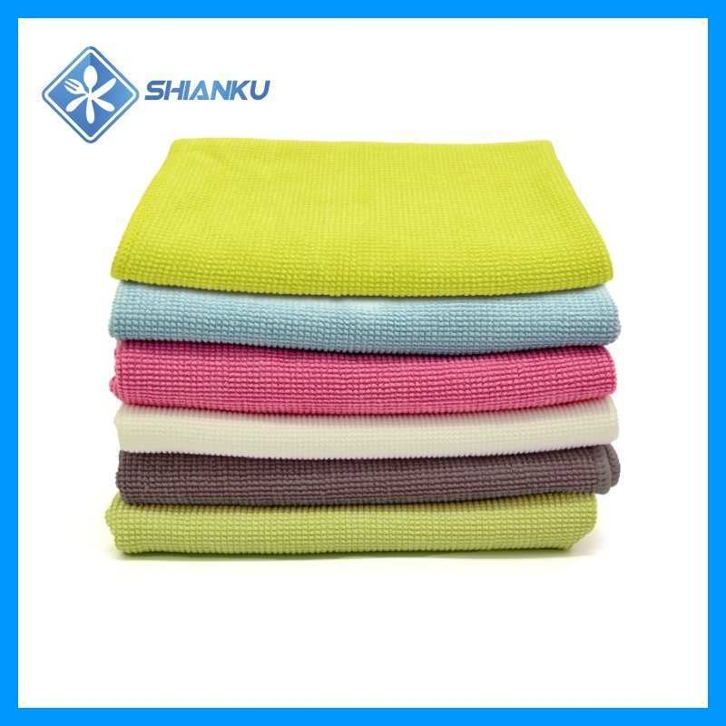 Shianku Industrial Microfiber Towel Soft High Absorption Wiping Rag for Cleaning