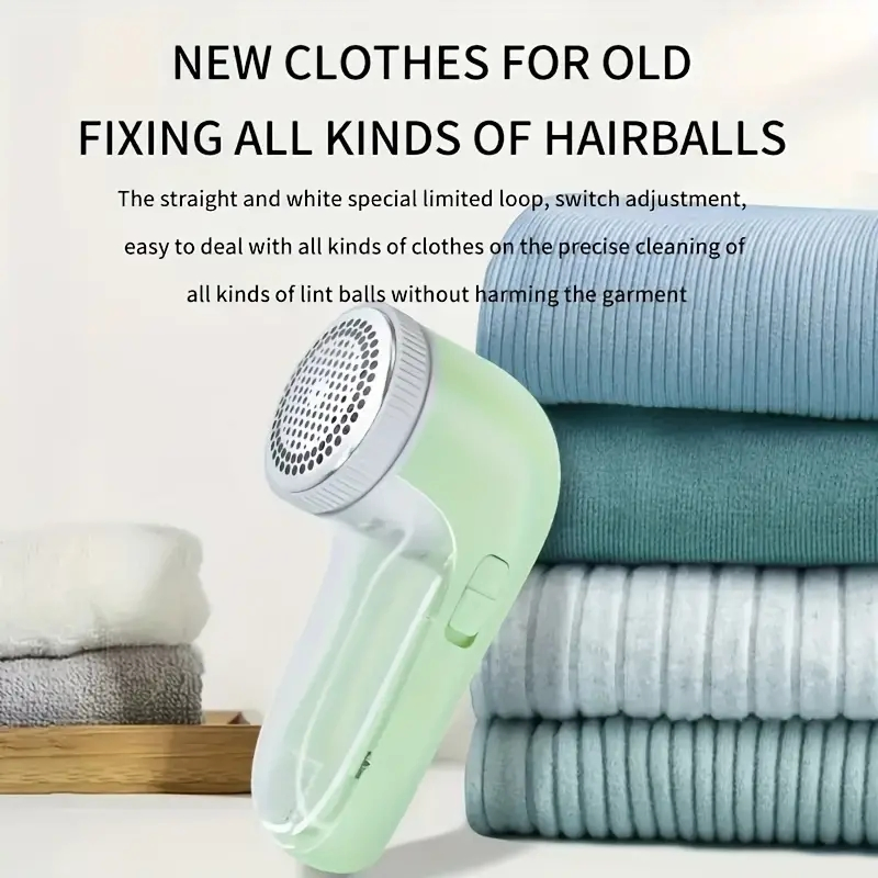 Portable Electric Pellets Lint Remover Fabric Clothes Fuzz Shaver for Clothing