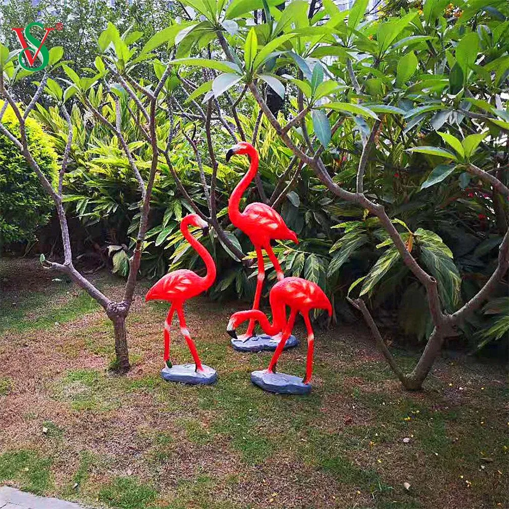 LED 3D Fiberglass Swan Small Animals Lights for Home Decoration