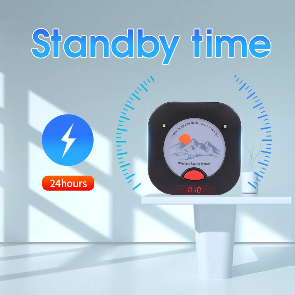 Wireless Buzzer Calling System 20 Coasters for Food Truck Bar Cafe Shop