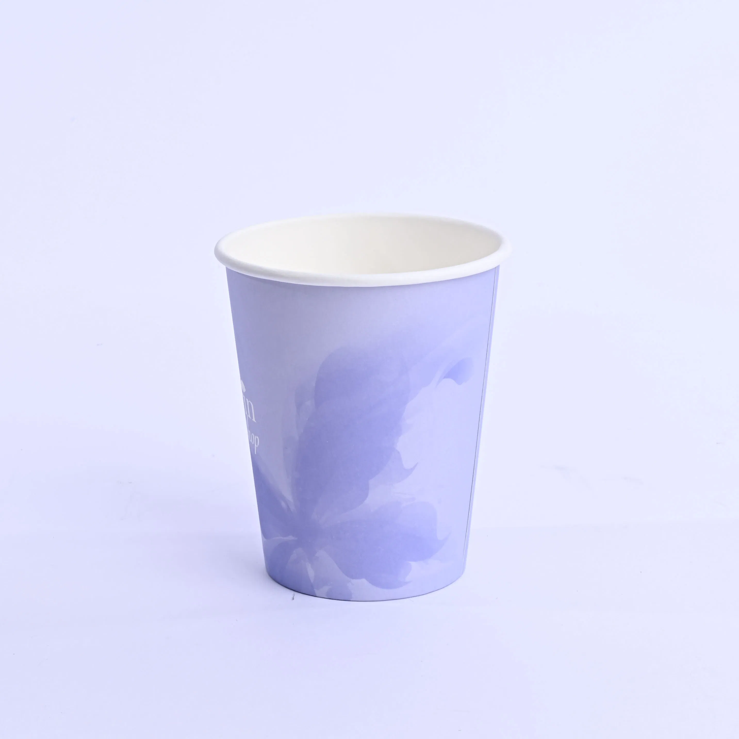 Бумажный стакан 8 унций для кофе с крышкой