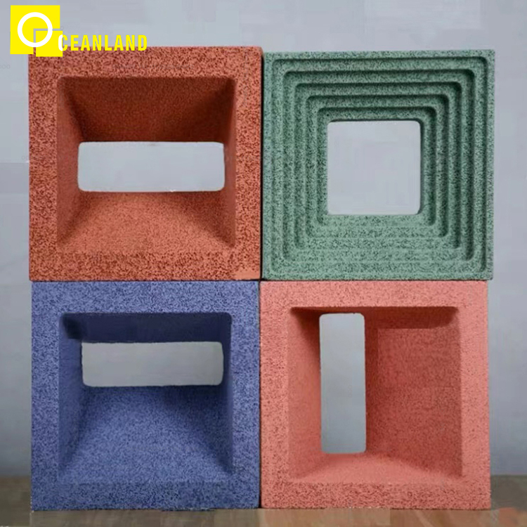 China Factory Outside Wall Tile Ceramic Clay Decorative Hollow Brick