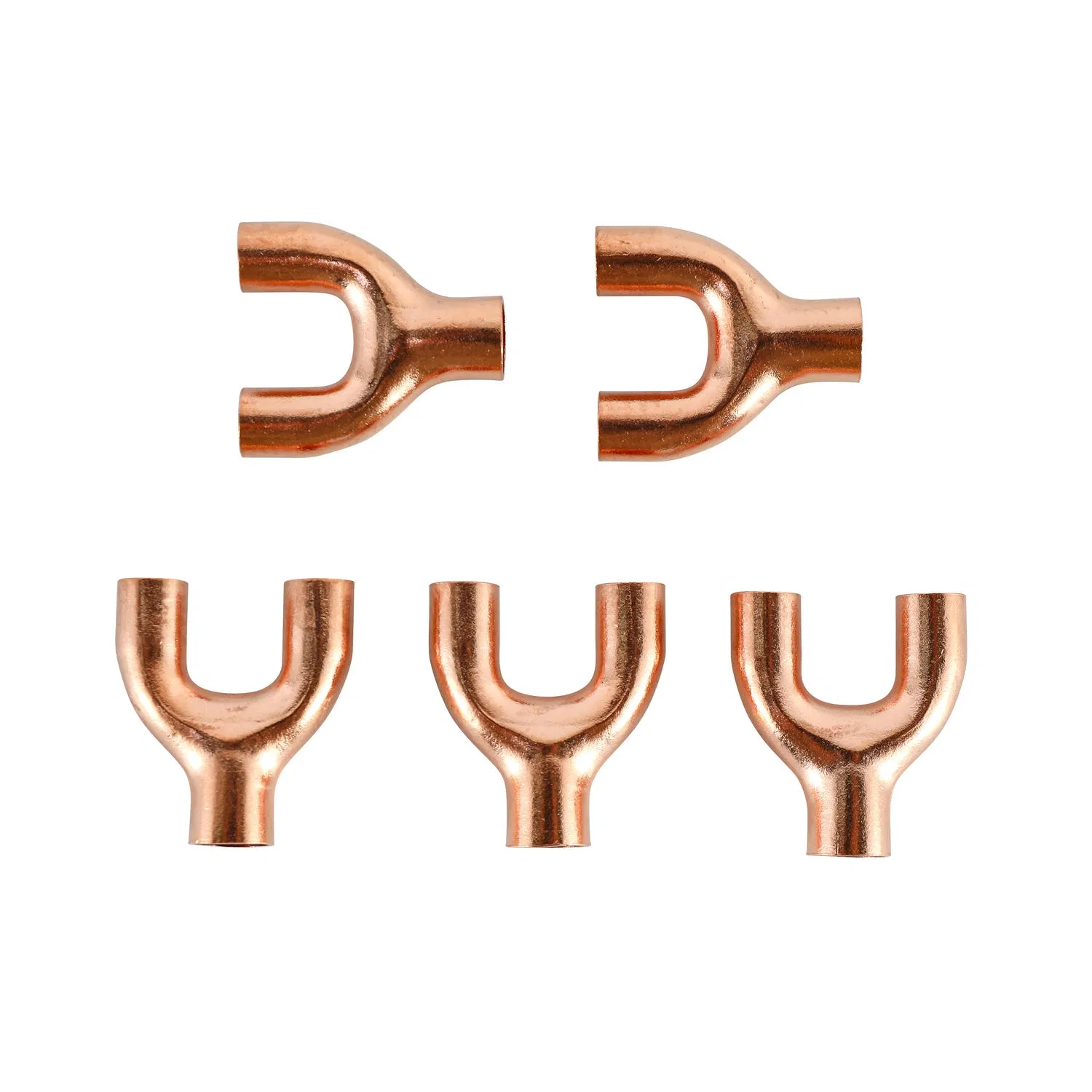 Three Tees Copper Pipe Fitting with ISO Certification
