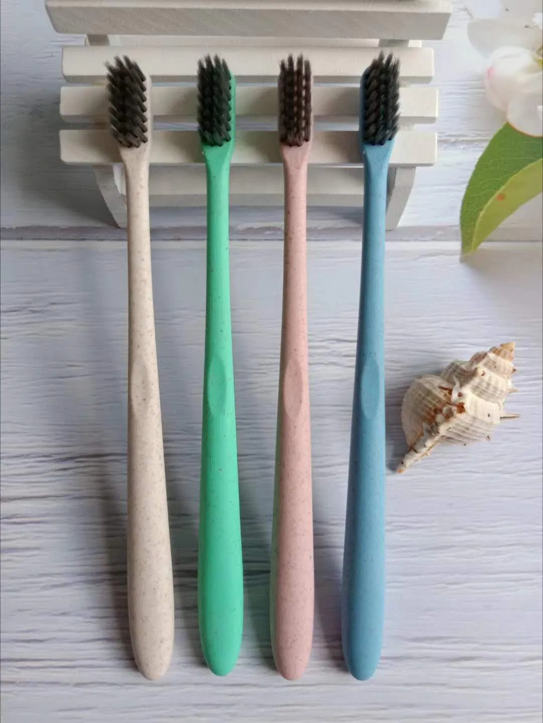 Eco-Friendly Corn Starch Toothbrush with Hotel Amenities for Hotel Room Using