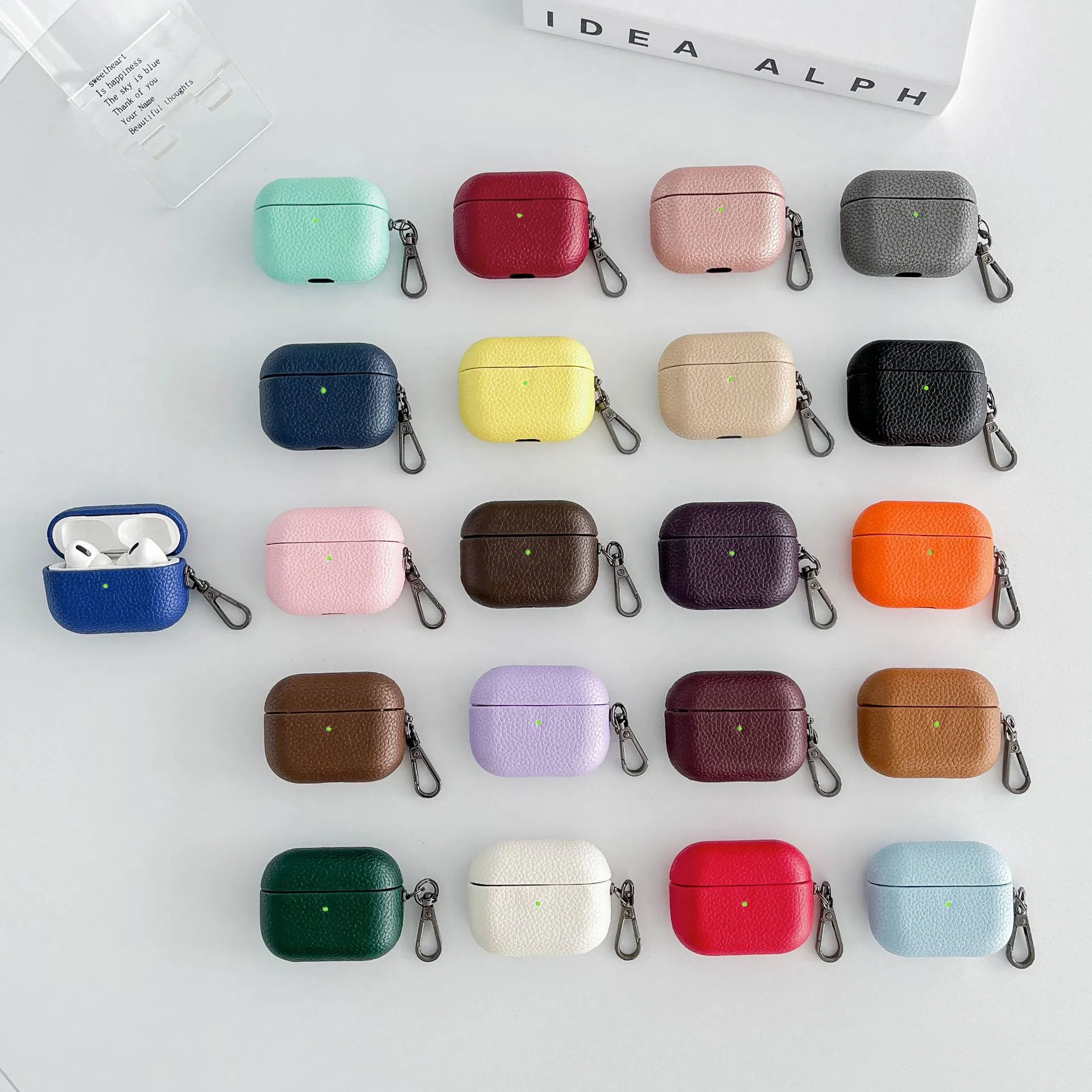 Macaron Color Leather Earphone Case for Airpod 2 3 PRO Earphone Accessories