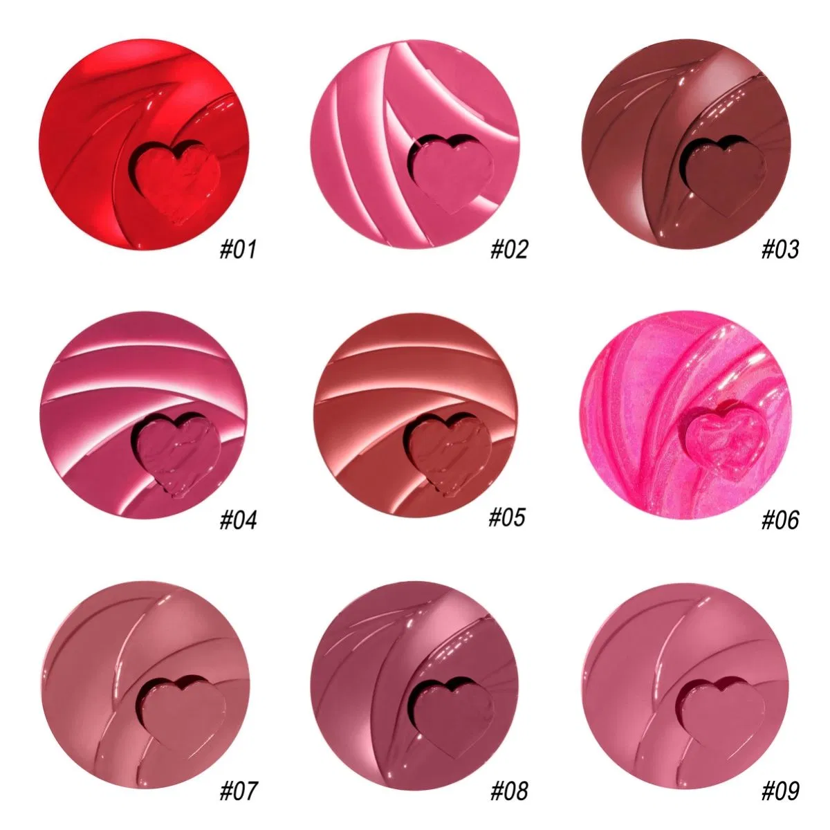 Hot Unique Vendor Wholesale Cute Private Label Heart High Quality Organic Lip Balm