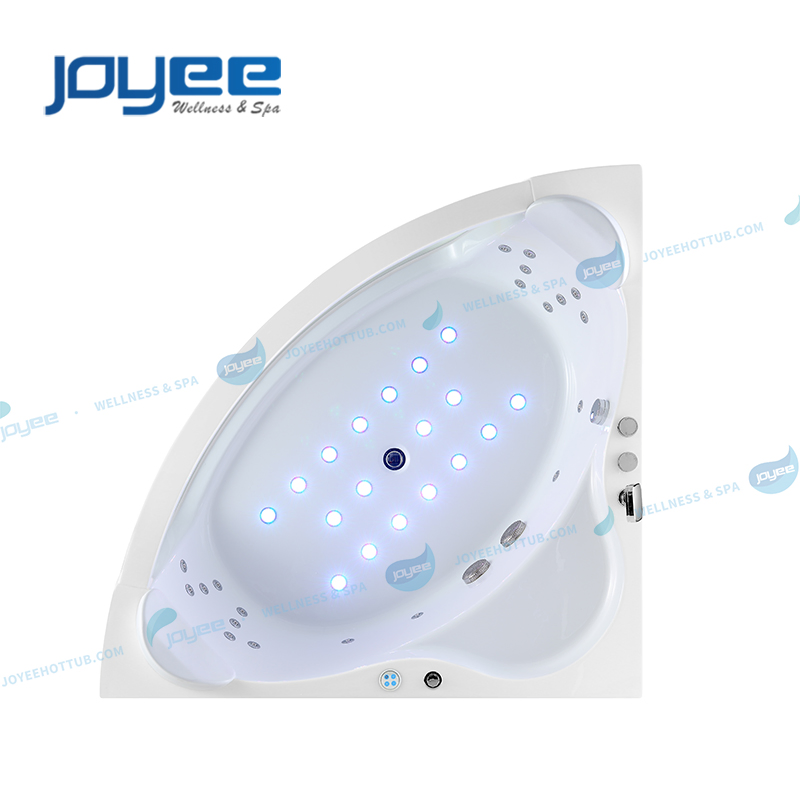 Угловая гидромассажная ванна Joyee для двоих