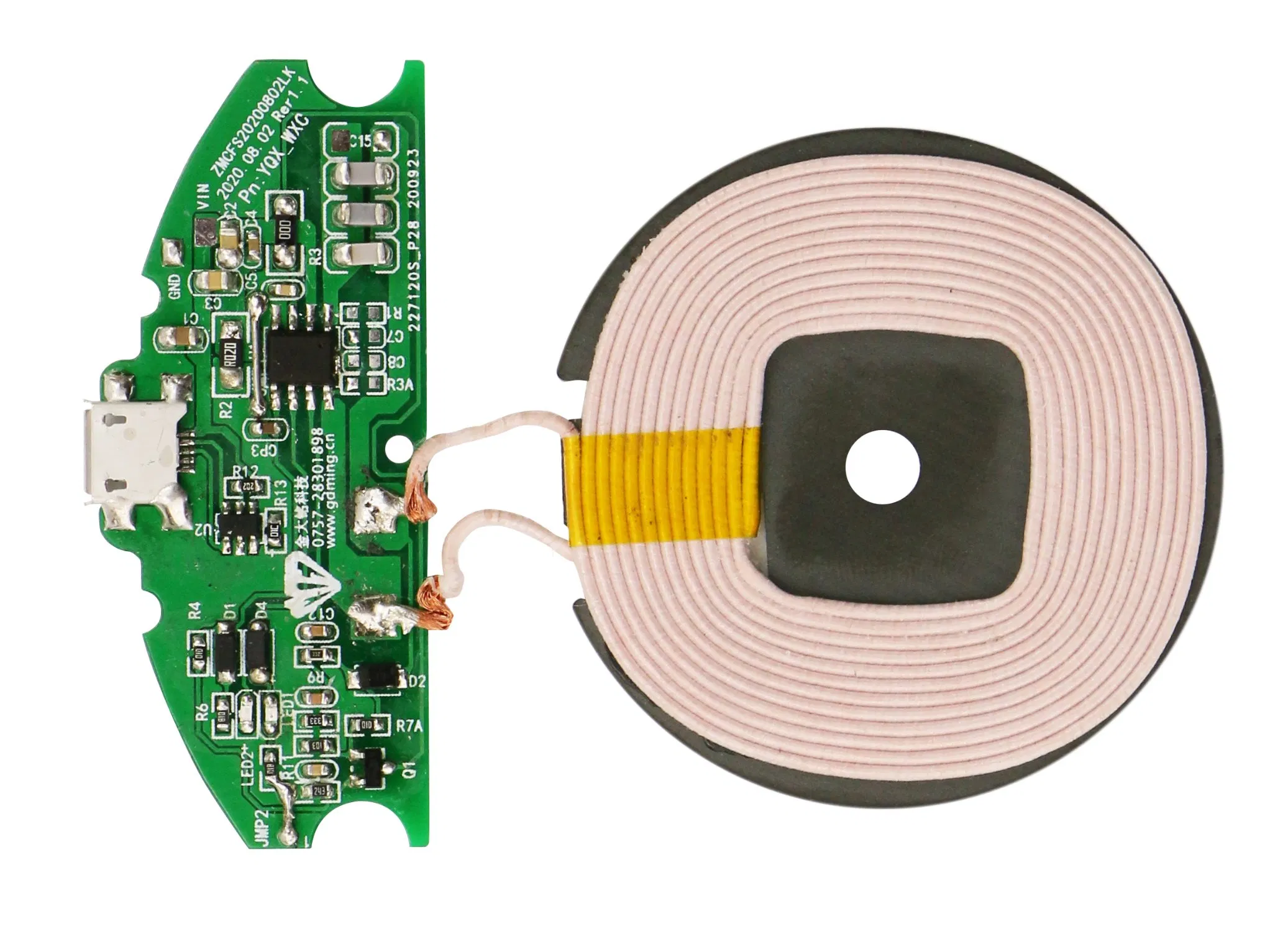 Qi 5W Wireless charging transmitter module PCBA for battery charging