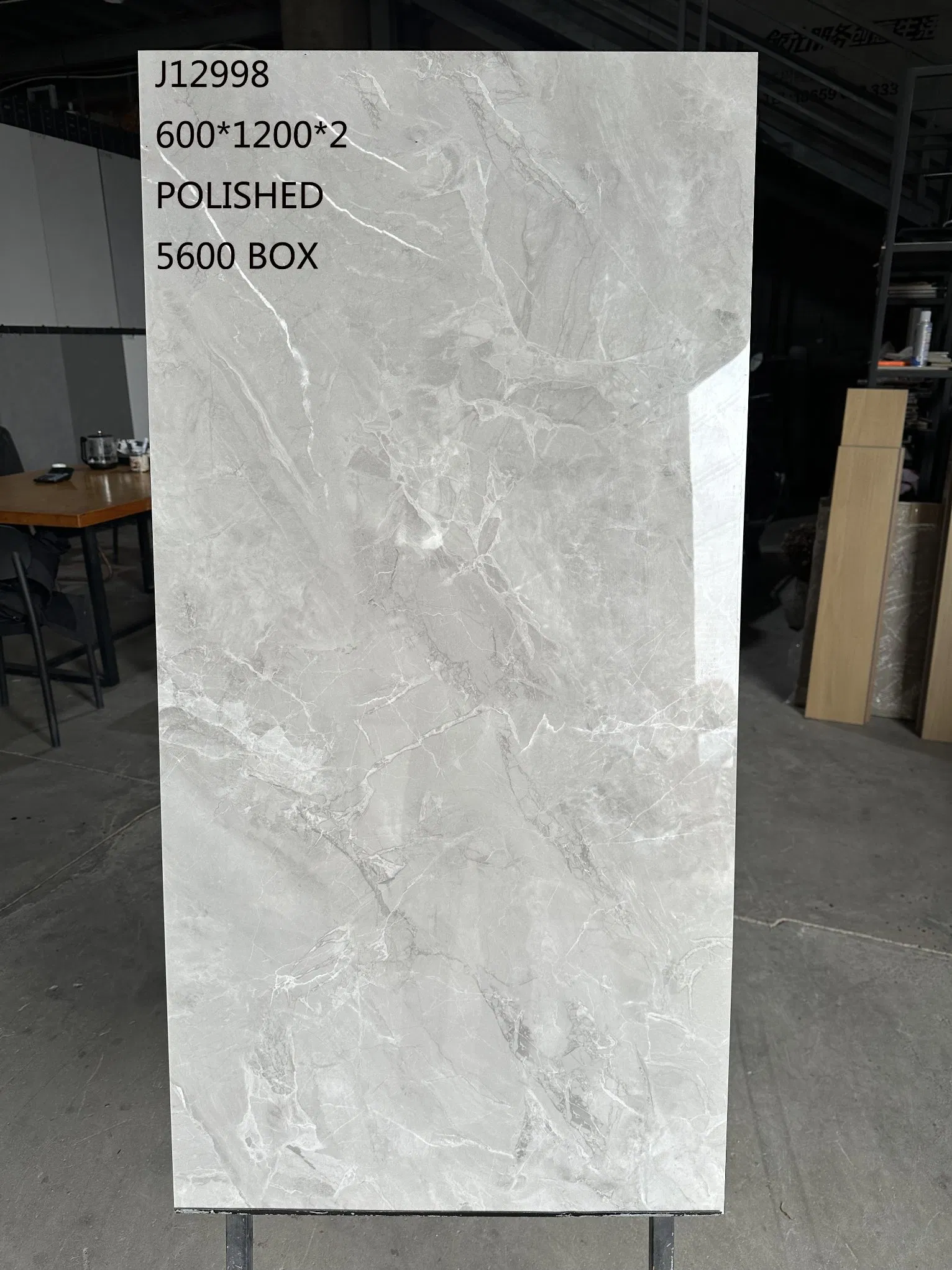 Плитка керамогранитная 600x1200 мм мрамор полированная