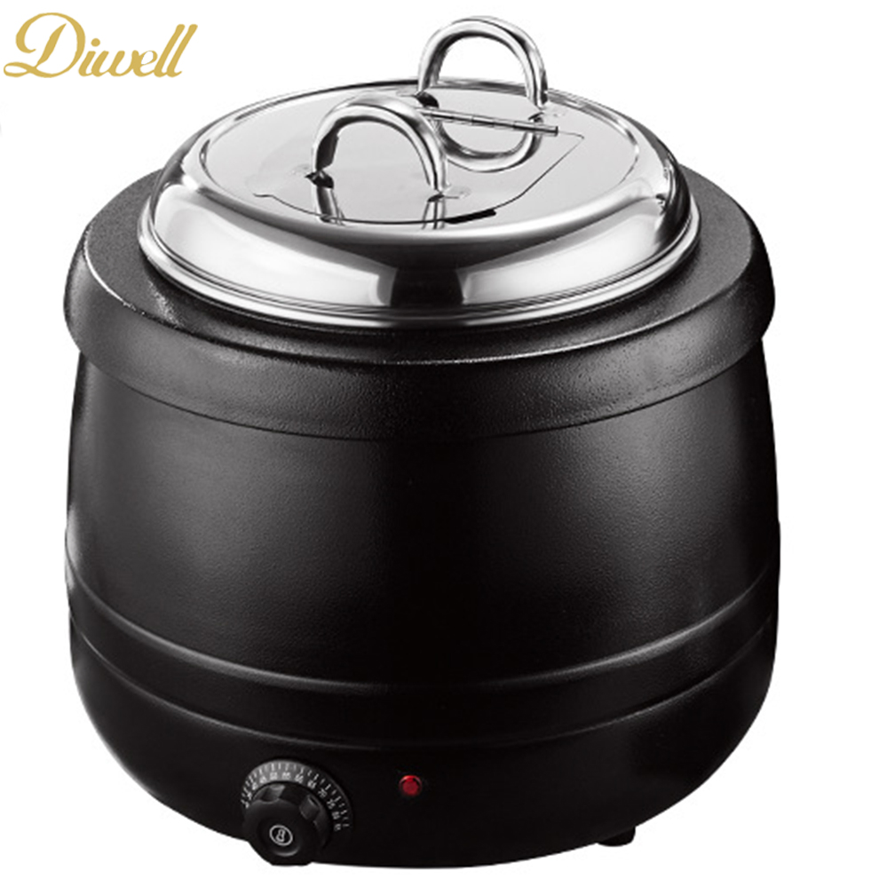 Diwell Serveware Buffet Tableware Pot Round Soup Station Food Kettle Warmer