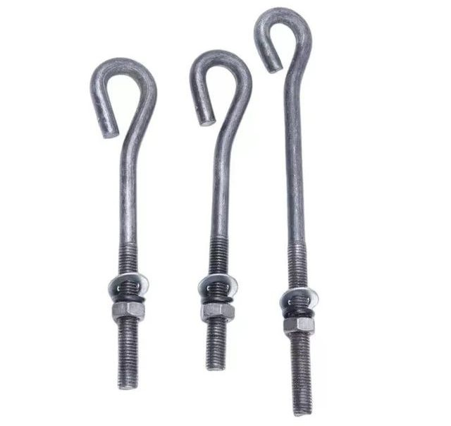 Heavy-Duty Galvanized Black Foundation Anchor Bolt for Stability