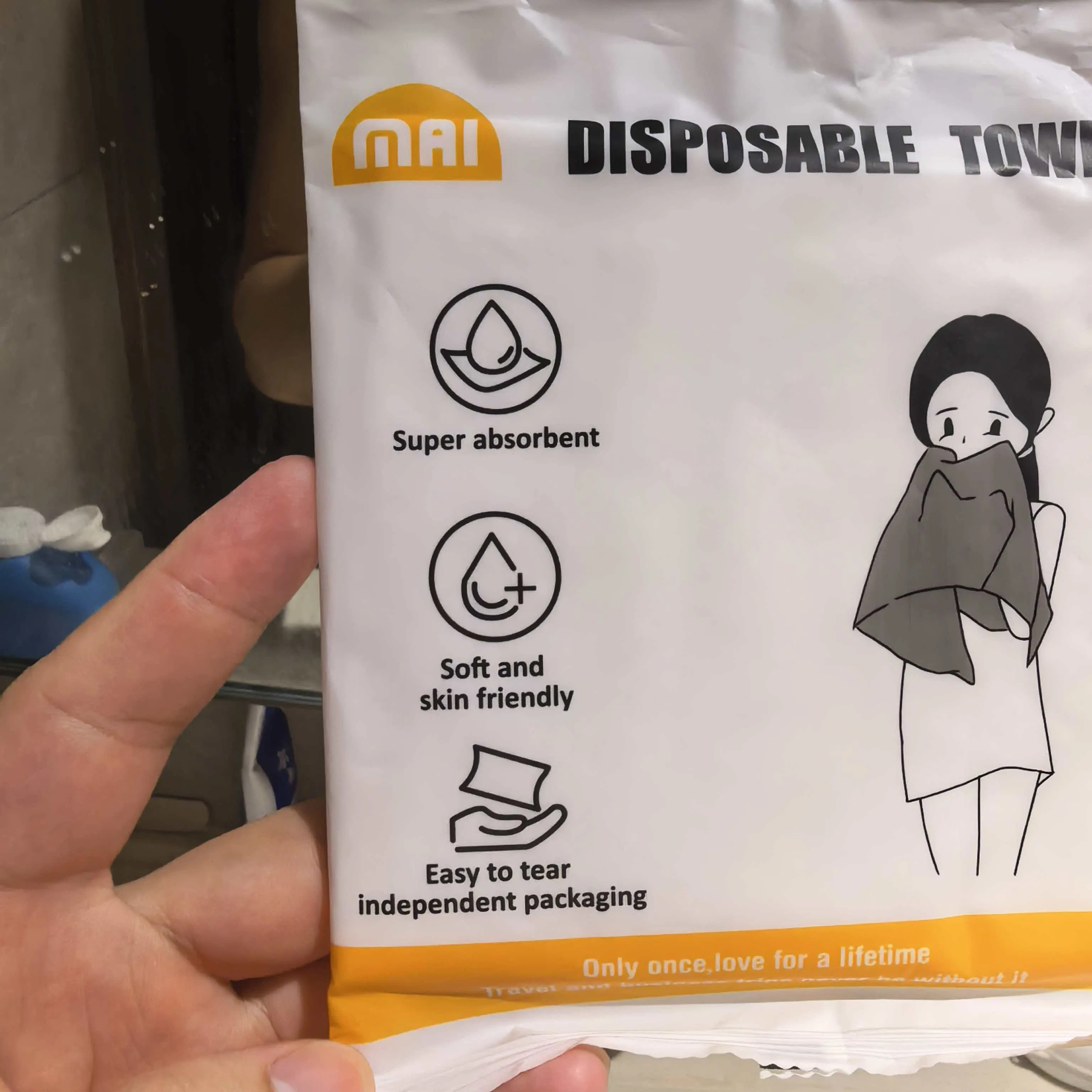 Shiquan-Disposable Towel for Travel, Wholesale Convenient Travel Bath Disposable Bamboo Towels