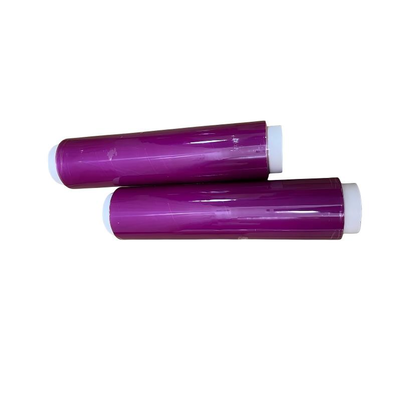 Purple Color PVC Food Cling Film for Kitchen