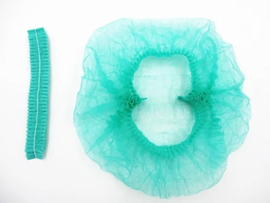 TPS Medical Surgical PP Non Woven Head Cover Bouffant Hair Net Strip Mob Cap