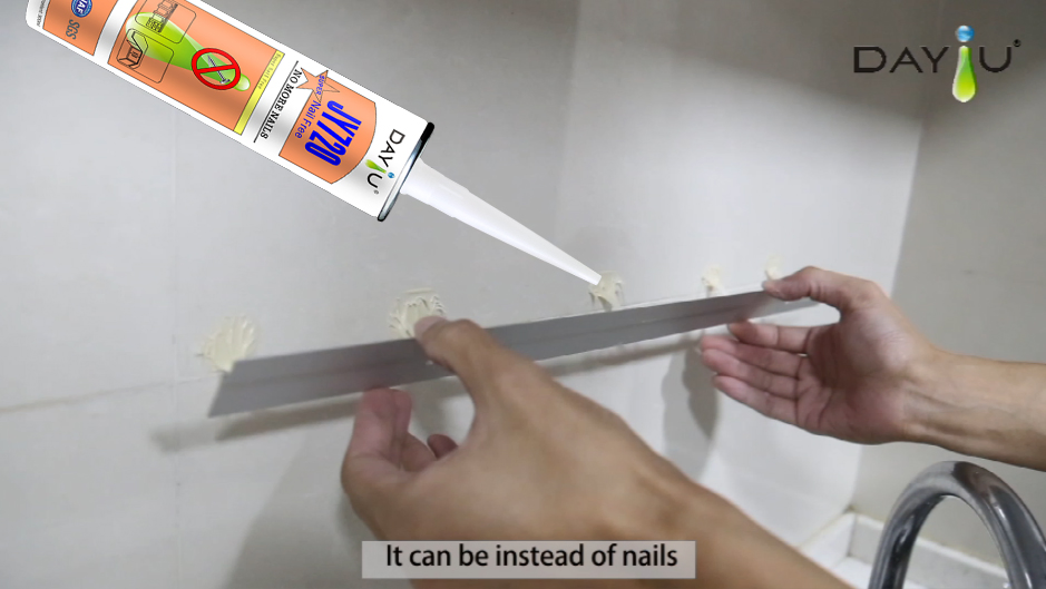 Strong Nail Free Adhesive for Construction & DIY Replaces Nails Screws Heat Water Resistant