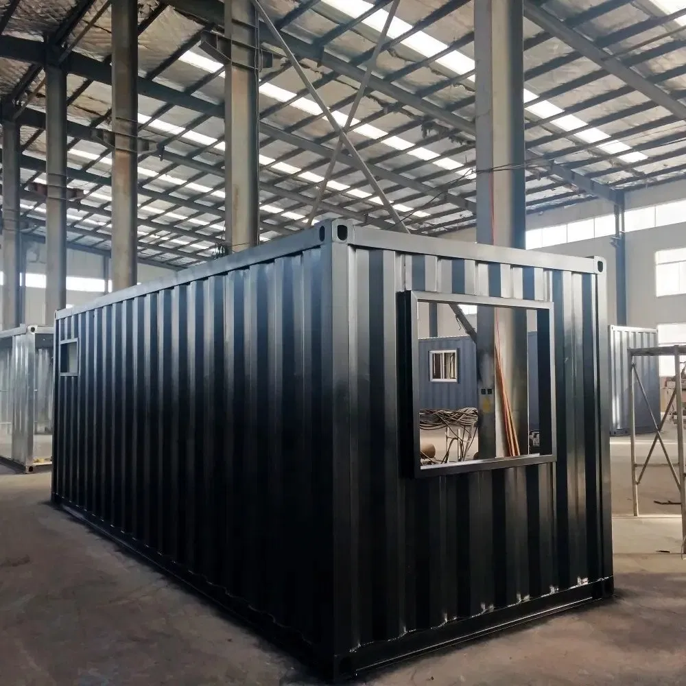 One Stop 20FT Ready Cabin Prefabricated Modern Villa Shipping Life Modern Glass Modular Kitchen Bathroom Affordable Container House
