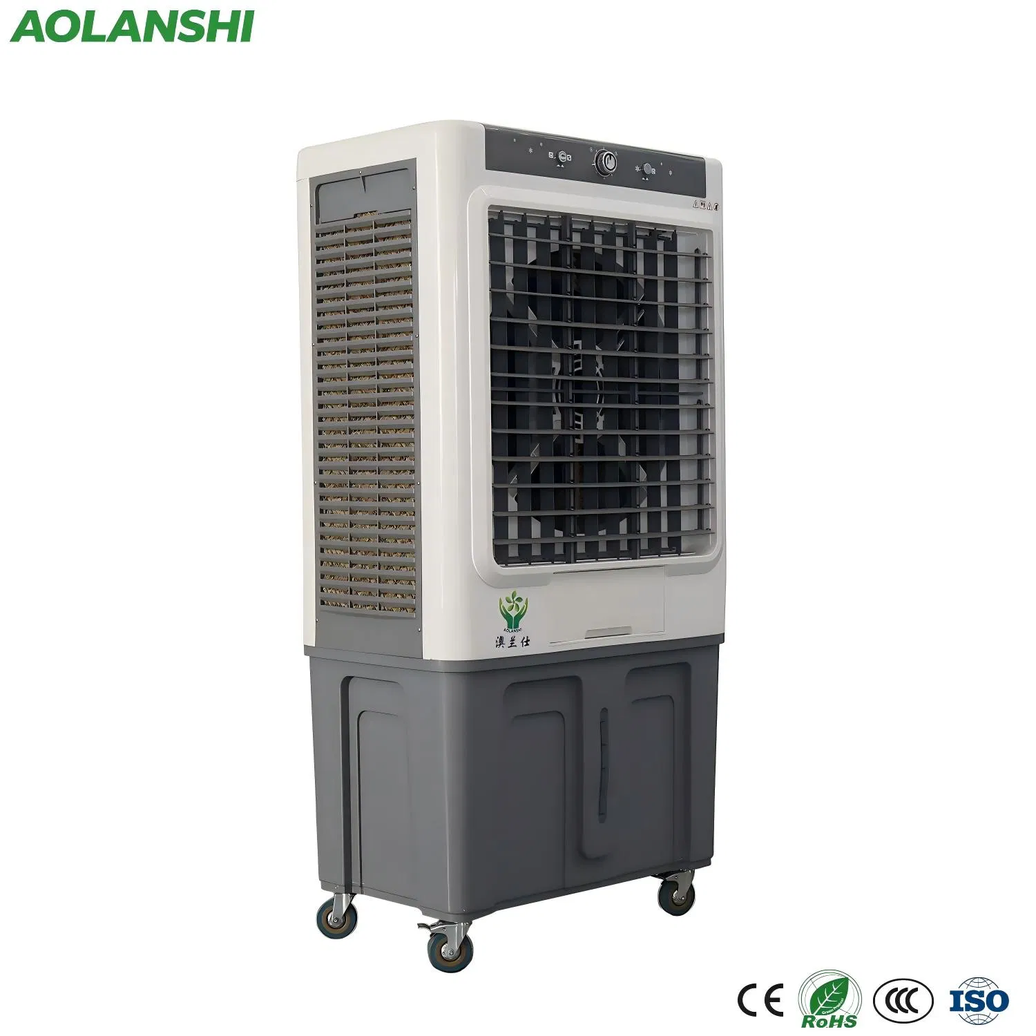 Axial Flow Evaporative Air Cooler with Wide Angle & High-Density Cooling Pad