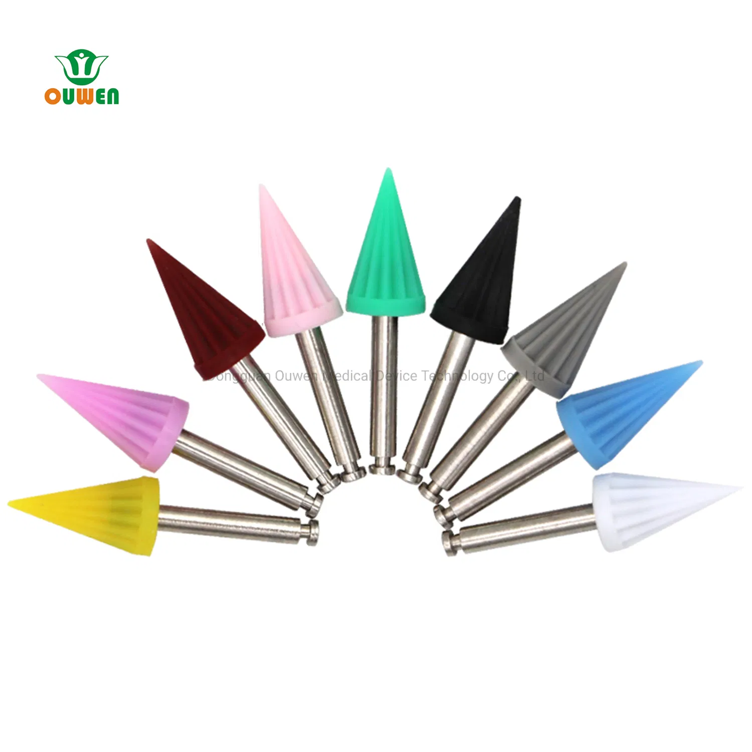 Ouwen New Designed Tapered Polishing Cup/Latch Type Efficient Polishing Dental Prophy Cup