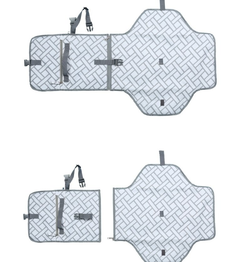 Portable Mummy Change Mat Foldable Baby Carry Handle Diaper Changing Pad