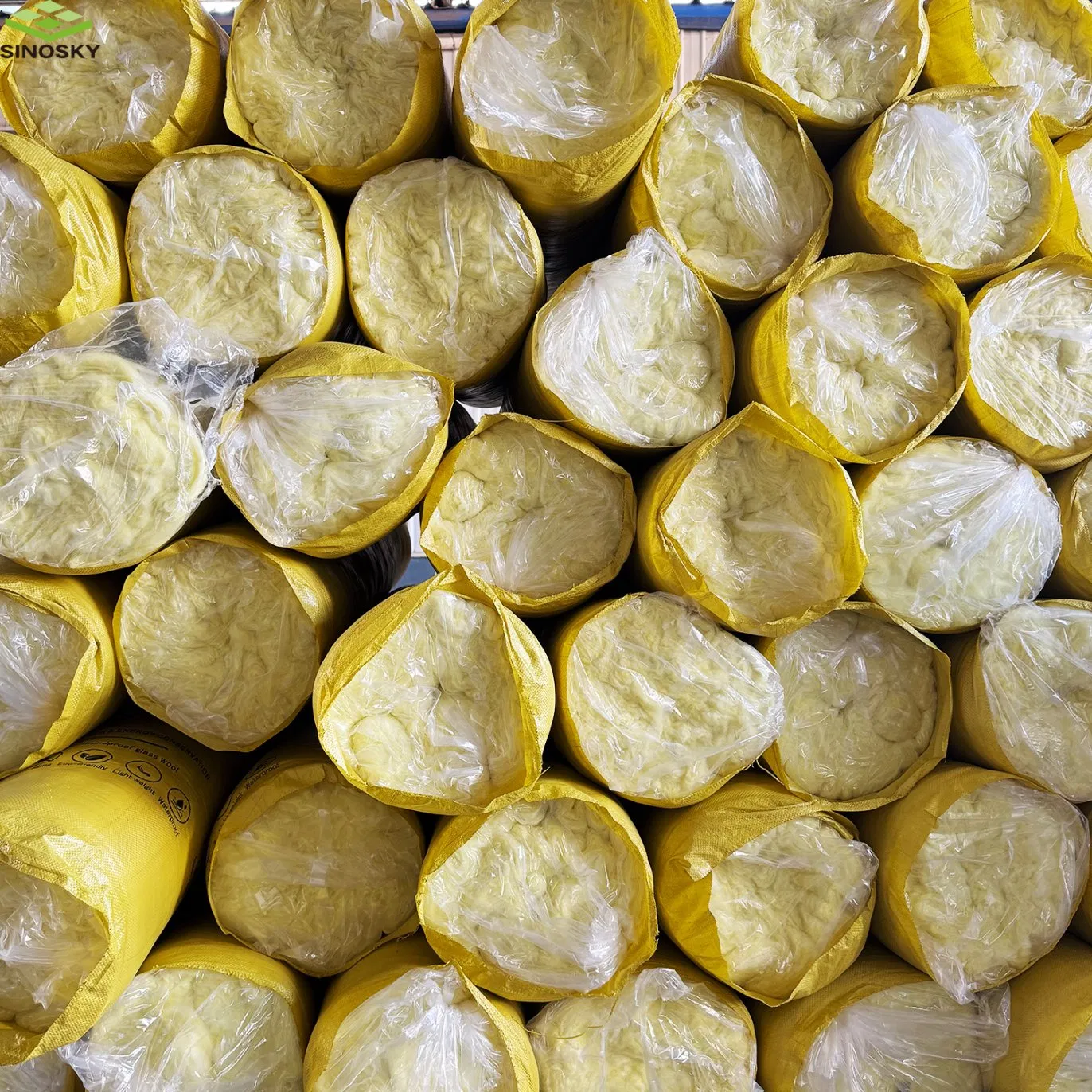 200mm Thickness Building Material Thermal Insulation Glass Wool/ Fiberglass Roll Aluminum Foil