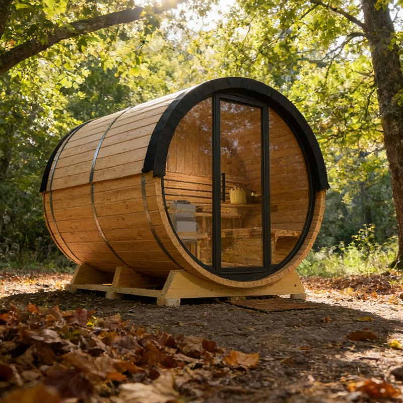 Современная парная для фитнес-клубов на 4 человека