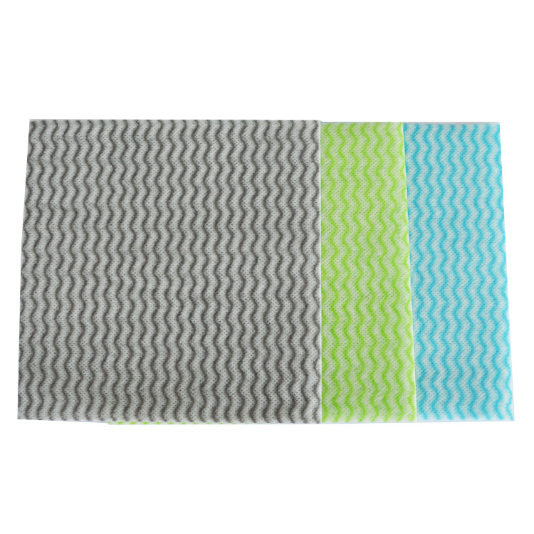 Kitchen Use Disposable Spunlace Nonwoven Dish Cloth 50%Polyester + 50%Viscose for Restaurant Washable Dish Cloths Nonwoven Cleaning Kitchen Wipes