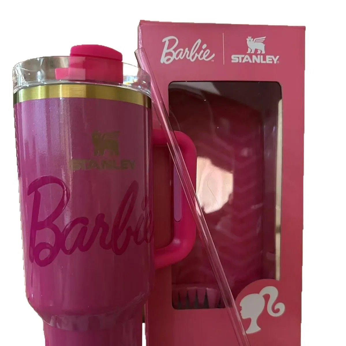 Термокружка 40 унций с крышкой и соломинкой, двойные стенки