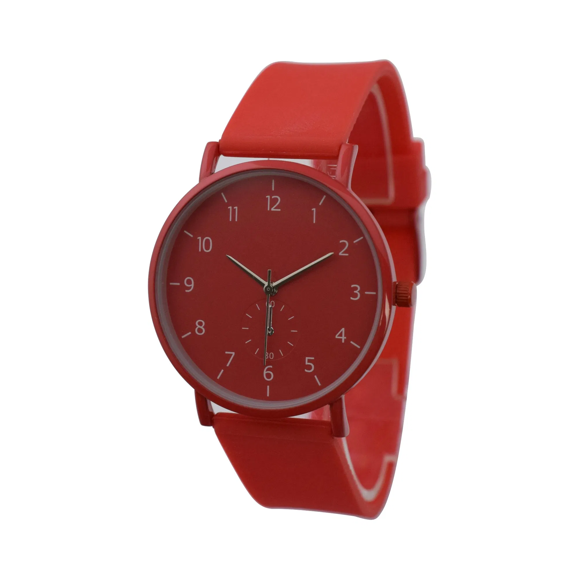 Hot Sale Waterproof Silicone Strap Lady Watch Quartz Watch Cheap Watch