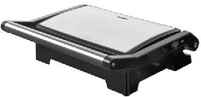 Electric Panini Press Grill Sandwich Maker Open 180 Degrees for Panini Burgers Steak Barbecue on Both Sides Indoor Grill