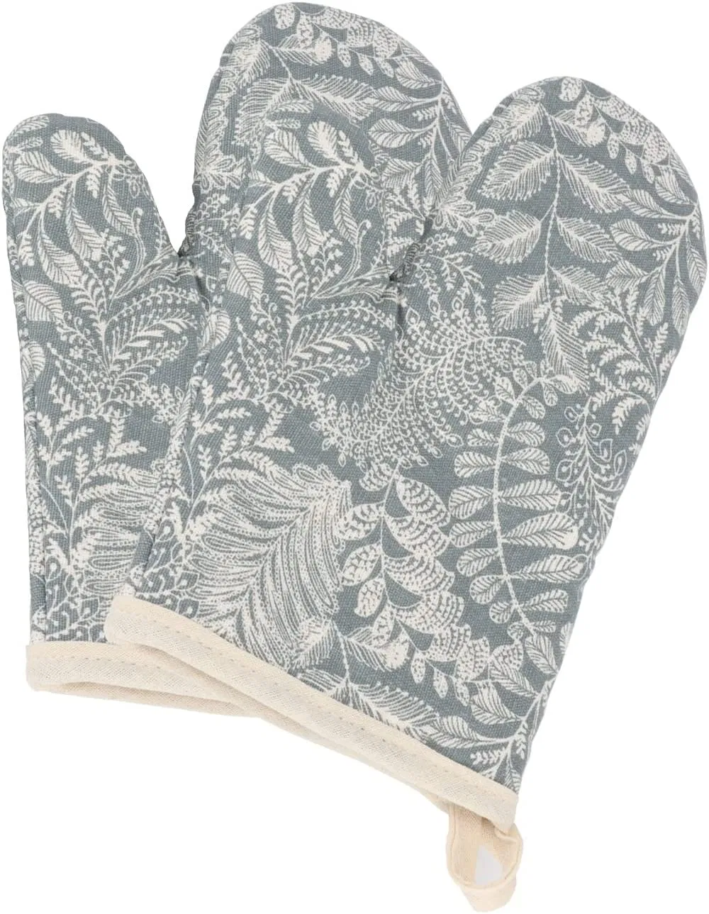 Kitchen Oven Gloves, Set of 2 Heat Resistant Oven Gloves for Kitchen Cooking (Grey)