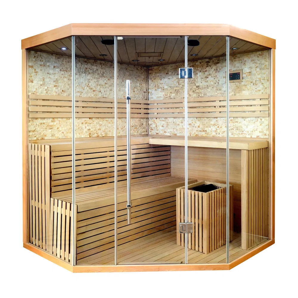 Традиционная сухая сауна из дерева EVST-005 на 4 персоны