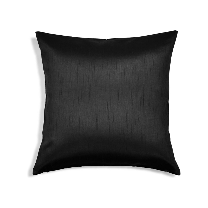 Home Solid Silk Decorative Pillow Cover