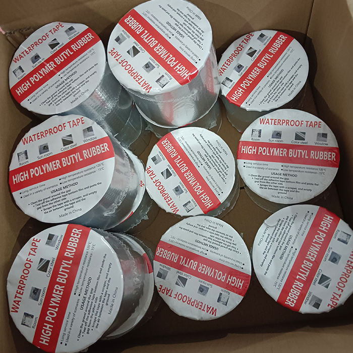 15 Years Factory Direct Sales of High Strength Offer Cheap Aluminum Faced Butyl Rubber Tape with Heavy Duty Recyclable Building and Outdoor