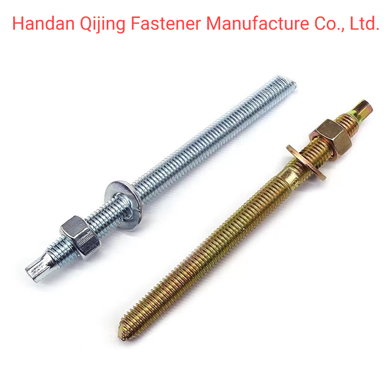 High-Strength Carbon Steel Zinc Plated Chemical Anchor Bolt