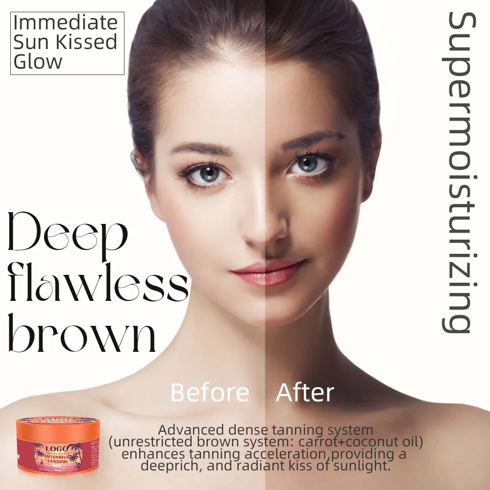 Beauty Cosmetics Skin Care Moisturizer Deep Skin Tone Bronzing Tanning Gel