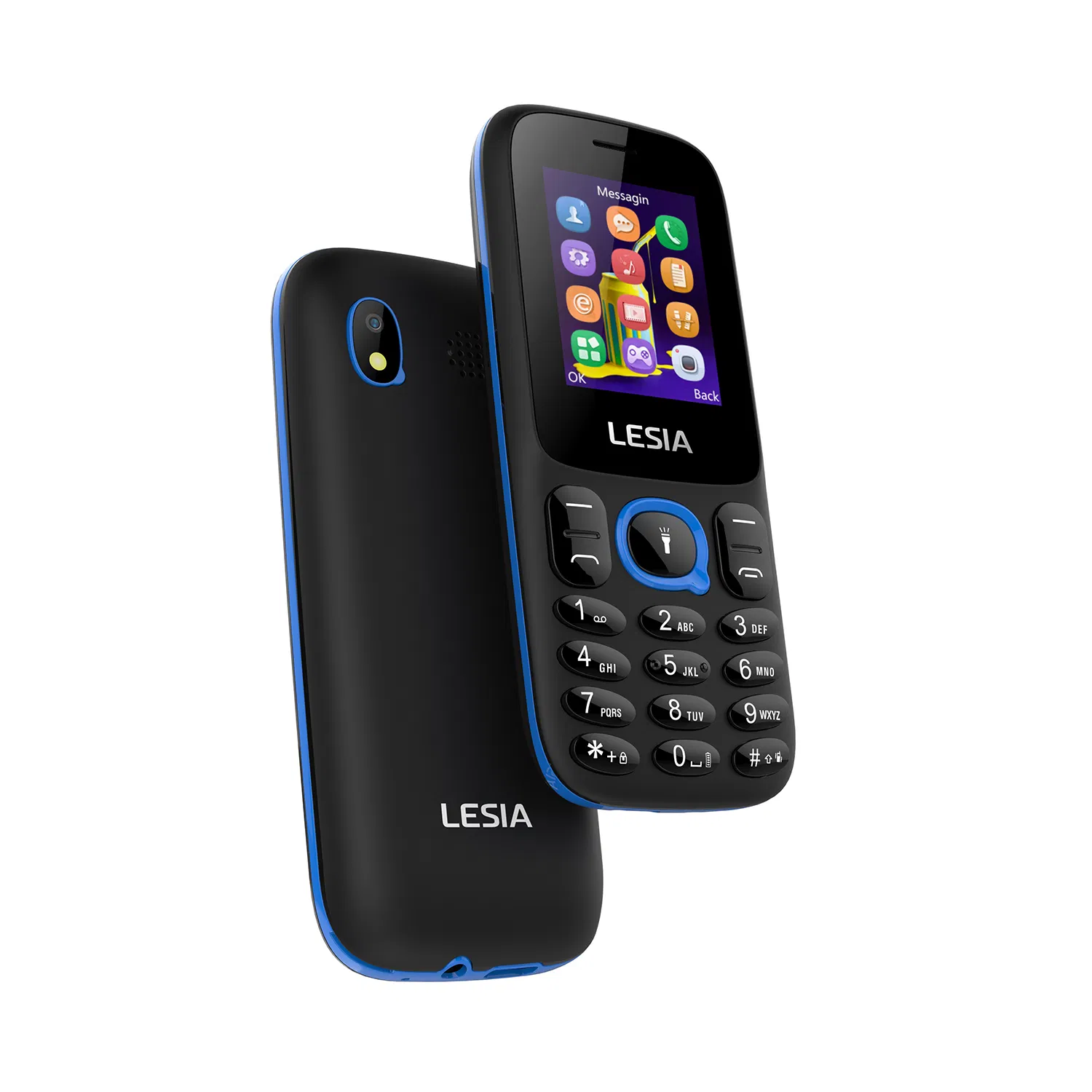 Hot Selling Africa Phone GSM 850/900/1800/1900MHz Hot Leisa 1.77inch 2g Phone 32+32GB Cell Phone with Keypad 800mAh Mobile Phone China Manufactory ODM/OEM