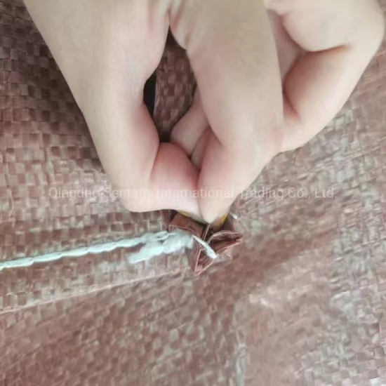 Reddish Brown Garbage Recyclable PP Woven Bag