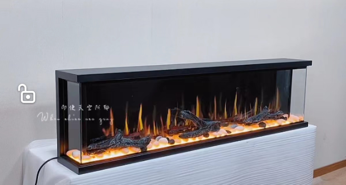European Electric Control Fireplace