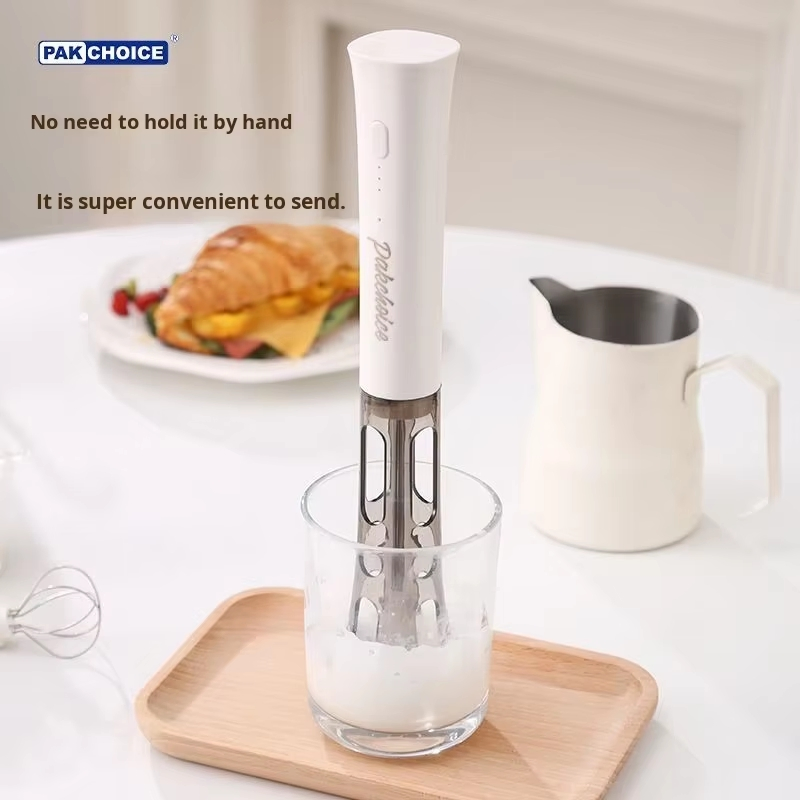 Mini Portable Electric Milk Frother Handheld Rechargeable Smart Custom Electric Matcha Whisk Frother Milk Foam Maker